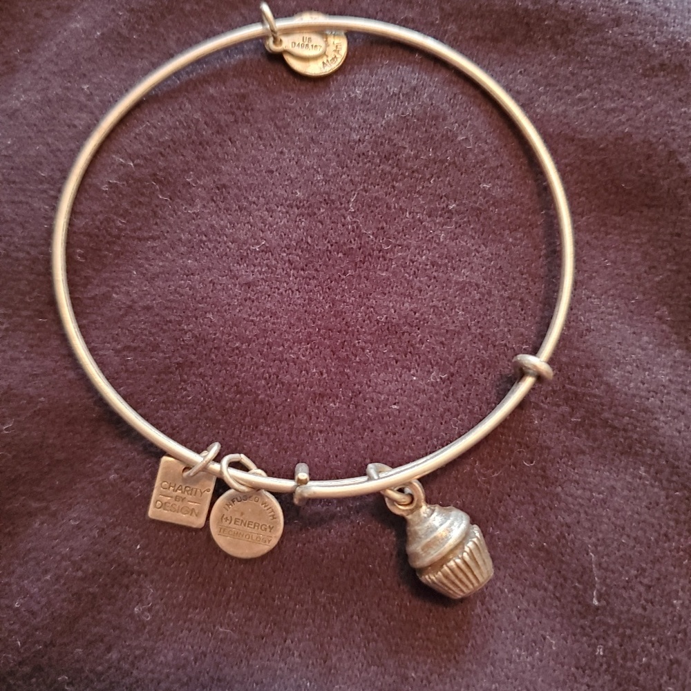 Alex and Ani cupcake bracelet